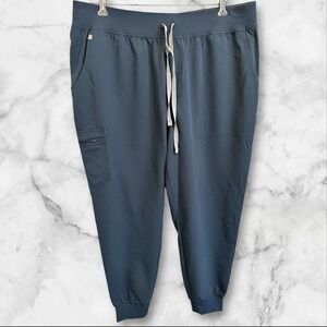 NWT FIGS Blue High Waisted Zamora Joggers 3XLR